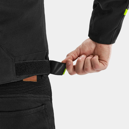 Kurtka motocyklowa VORG HORNET FLUO czarny żółty fluo