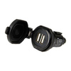 LAMPA Uni-Tech, uniwersalna ładowarka z 2 portami USB - szybkie ładowanie - 2700 mA - 12/32 V