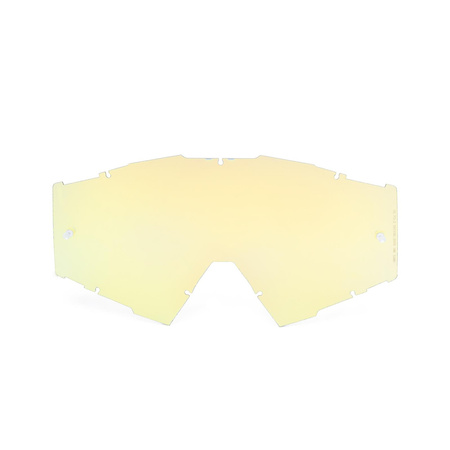 Gogle motocyklowe IMX Sand Orange Matt/Blue/White - Szyba Orange Iridium + Clear (2 Szyby W Zestawie)