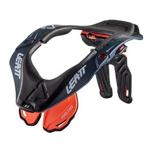 Ochraniacz motocyklowy karku LEATT 5.5 NECK BRACE CORAL czarny granatowy pomarańczowy