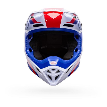 Kask cross BELL MX-10 MIPS DYNO RED WHITE biały czerwony niebieski