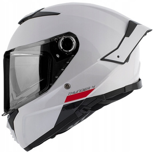 Kask motocyklowy MT THUNDER 4 SV SOLID GLOSS PEARL WHITE biały