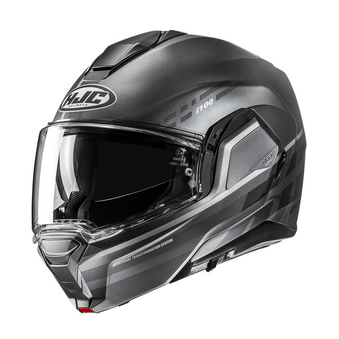 Kask motocyklowy szczękowy HJC I100 Sysma szary