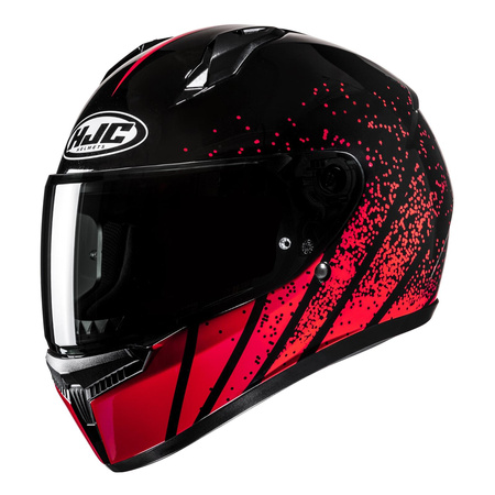 Kask motocyklowy integralny HJC C10 Haven czarny/czerwony