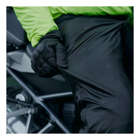Spodnie przeciwdeszczowe motocyklowe Rebelhorn OCEAN czarny unisex