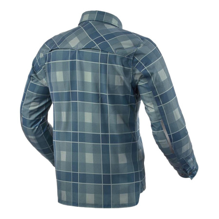Koszula motocyklowa tekstylna REVIT BISON 2 H2O DARK NAVY niebieski
