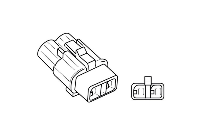 Przewody do podłączenia oświetlenia tablicy w motocyklach Kawasaki