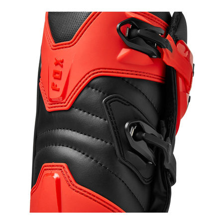 Buty motocyklowe cross offroad mtb FOX Comp Fluo czerwony