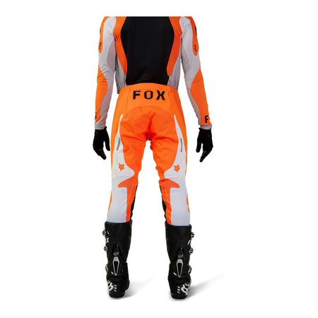 spodnie motocyklowe cross offroad FOX Flexair Magnetic Fluo pomarańczowy