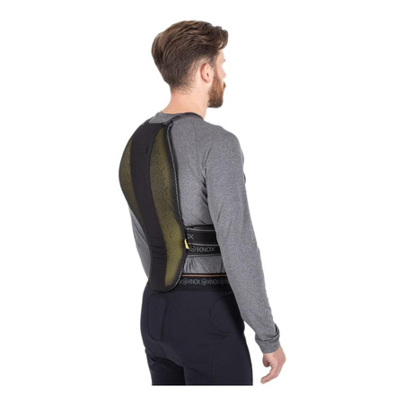 Ochraniacz motocyklowy kręgosłupa żółw KNOX MICRO-LOCK AIR MK2 czarny żółty