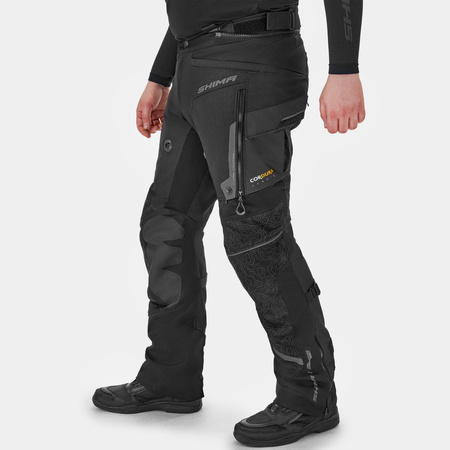 Spodnie motocyklowe SHIMA TRACKER BLACK czarny