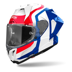 Kask motocyklowy AIROH GP800 COMPETITION BLUE/RED GLOSS niebieski czerwony biały