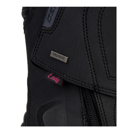 Damskie buty motocyklowe na obcasie OZONE RAPID HIGH HEEL matowy czarne