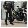 Jeansy motocyklowe OZONE HORNET II sprany czarne