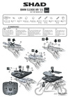 Stelaż kufra tylnego SHAD do BMW S1000XR