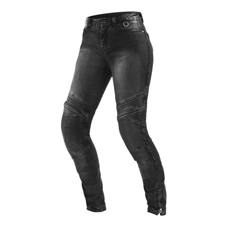 Jeansy motocyklowe damskie Shima JESS czarny