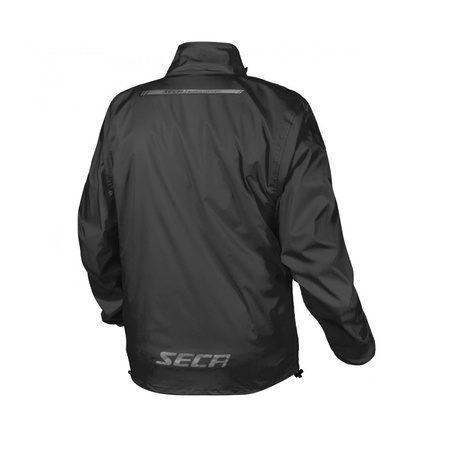 Kurtka przeciwdeszczowa motocyklowa SECA TYPHOON BLACK czarny