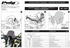 Owiewka PUIG do Aprilia Dorsoduro 750 / 900 / 1200 Lekko przyciemniany (H)