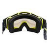 Gogle motocyklowe IMX Sand Fluo Yellow Matt/Black - Szyba Silver Iridium + Clear (2 Szyby W Zestawie)