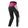Spodnie motocyklowe skórzane damskie SHIMA MIURA 2.0 PINK FLUO czarny różowy