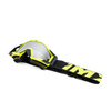 Gogle motocyklowe IMX Sand Fluo Yellow Matt/Black - Szyba Silver Iridium + Clear (2 Szyby W Zestawie)