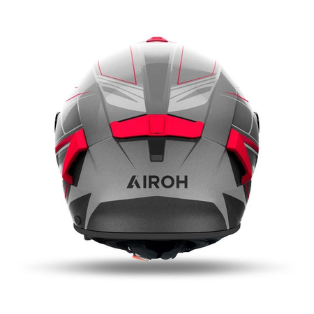 Kask motocyklowy AIROH SPARK 2 SHADOW RED GLOSS czerwony szary