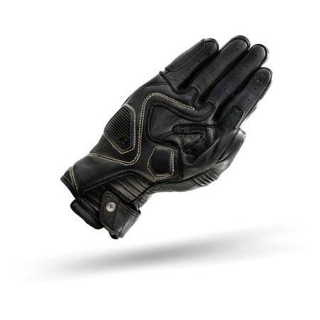 Rękawice motocyklowe turystyczne skórzane Shima AVIATOR czarny