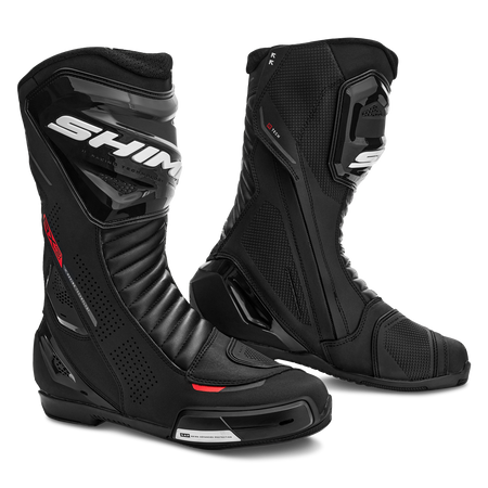 Buty motocyklowe SHIMA RX-3 RED FLUO czarny czerwony fluo