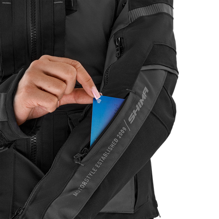 Damska kurtka motocyklowa tekstylna miejska Shima HERO 2.0 czarny