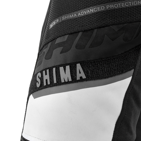 Kurtka motocyklowa tekstylna miejska Shima MESH PRO 2.0 czarny/biały