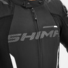 Kurtka motocyklowa tekstylna miejska/sportowa Shima SOLID 2.0 czarny/biały