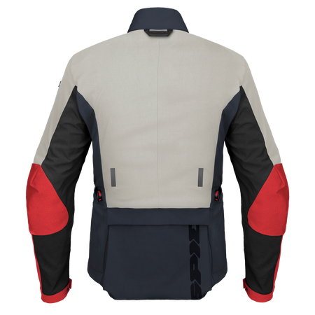 Kurtka motocyklowa tekstylna SPIDI FRONTIER BLUE/ICE/RED szary granatowy czerwony