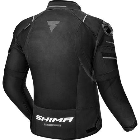 Kurtka motocyklowa tekstylna Shima MESH PRO 2.0 czarny