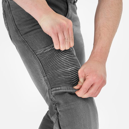 Spodnie jeans SHIMA ZENITH GREY szary