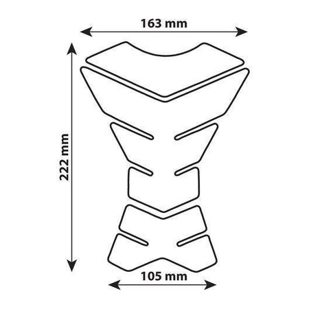 LAMPA Pro-Tank X3 tank pad Carbon