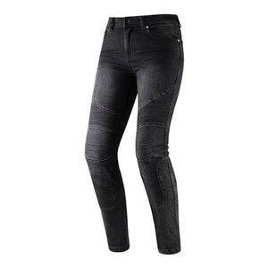 Spodnie jeansowe REBELHORN VANDAL LADY DENIM WASHED – czarne