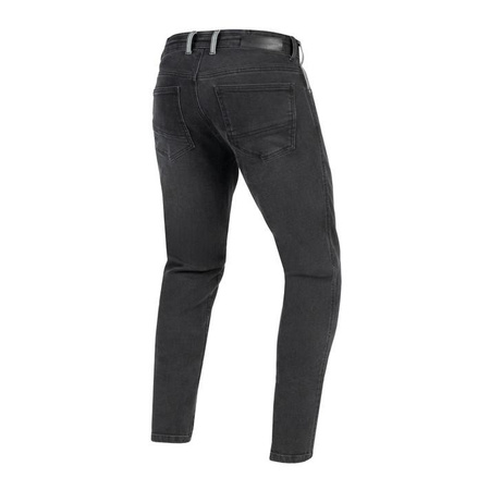 Jeansy motocyklowe Rebelhorn NOMAD Tapered Fit czarne vintage