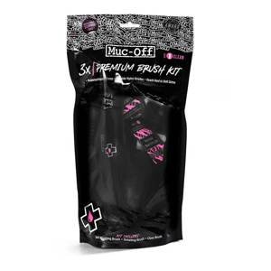 MUC-OFF 220 – Zestaw 3 Wysokiej Jakości Szczotek Do Mycia Motocykla