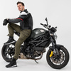 Kurtka motocyklowa sportowa/miejska skórzana Shima BANDIT 2.0 czerwony