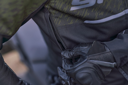 Kurtka motocyklowa tekstylna miejska Shima DRIFT khaki