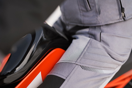 Damskie spodnie motocyklowe tekstylne Shima JET szary