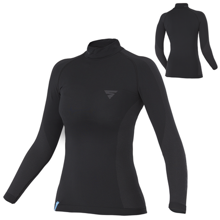 Damska koszulka termoaktywna motocyklowa Shima BASECOOLER 2 czarny