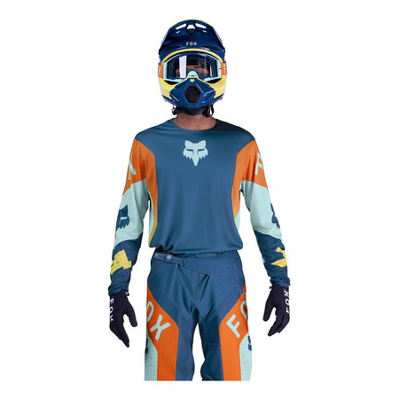 Bluza motocyklowa cross FOX 360 TINE TWILIGHT niebieski pomarańczowy
