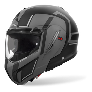 Kask motocyklowy AIROH MATHISSE II GENIUS GREY MATT szary czarny