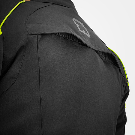 Kurtka motocyklowa VORG HORNET FLUO czarny żółty fluo