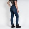 Damskie jeansy motocyklowe OZONE STRIKER Slim Fit sprany niebieski