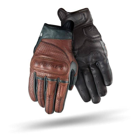 Rękawice motocyklowe miejskie Shima CALIBER brązowy