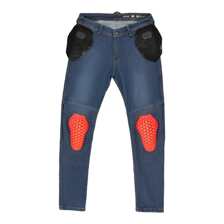 Spodnie jeans SHIMA RIDGE BLUE niebieski