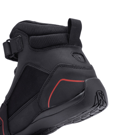 Buty krótkie motocyklowe krótkie Rebelhorn SPARK II czarny-czerwony