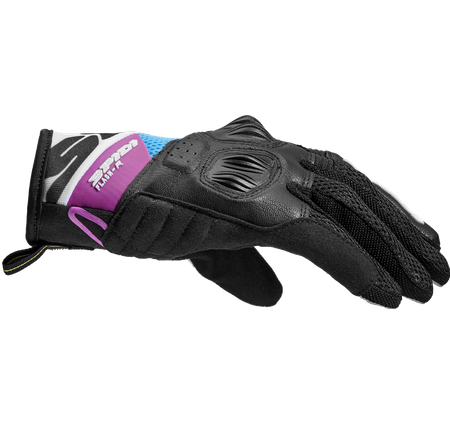 Rękawice motocyklowe damskie SPIDI FLASH-R EVO LADY BLACK/FUCHSIA czarny fioletowy